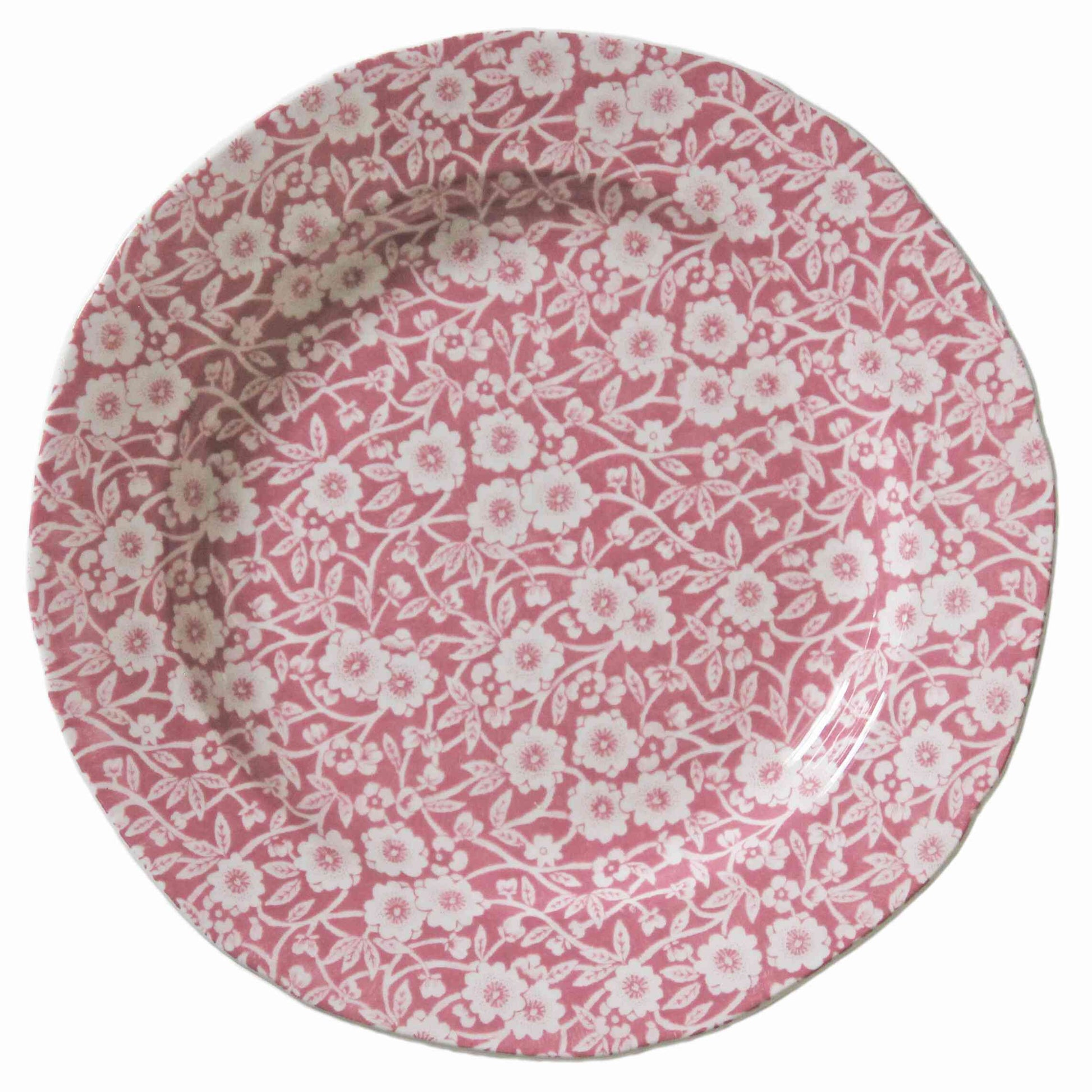 Pink Calico Plate 21.5cm / 8.5" Seconds