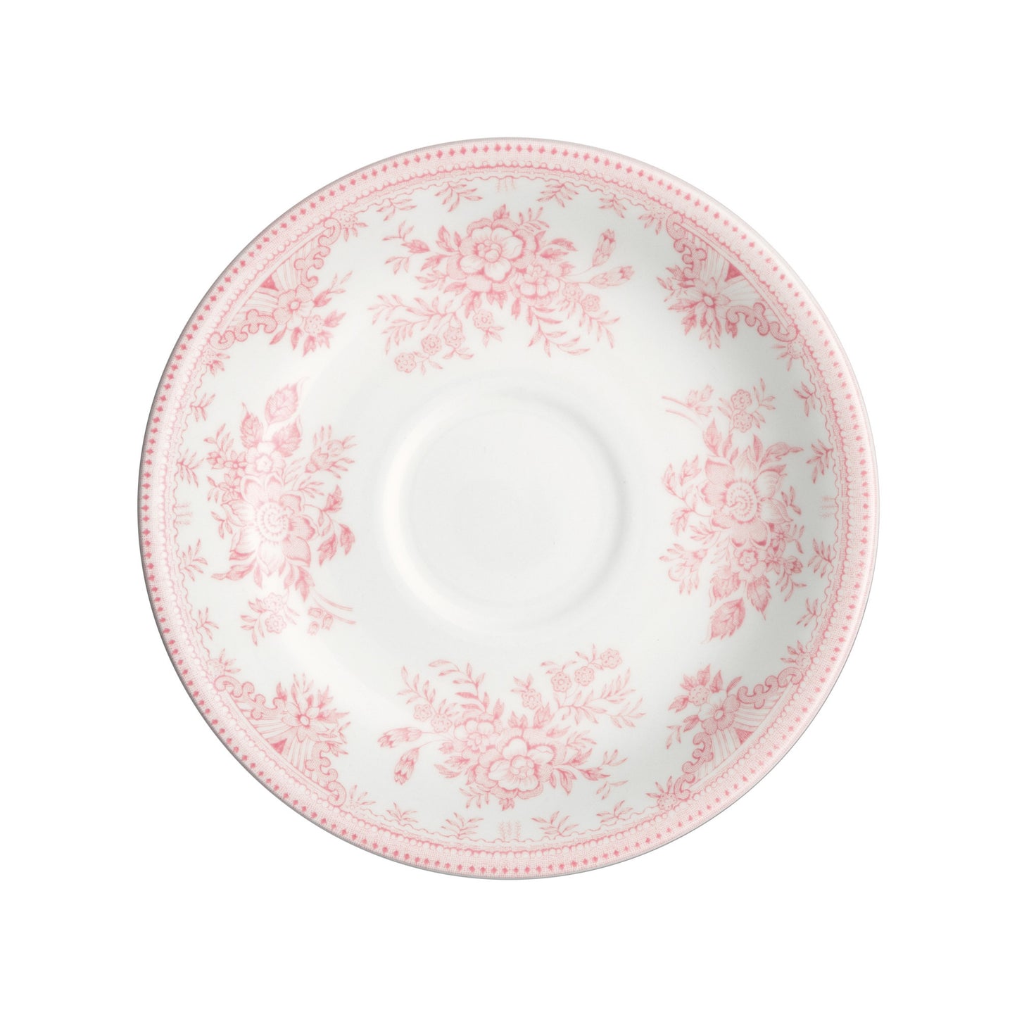 Pink Asiatic Pheasants Tea Saucer