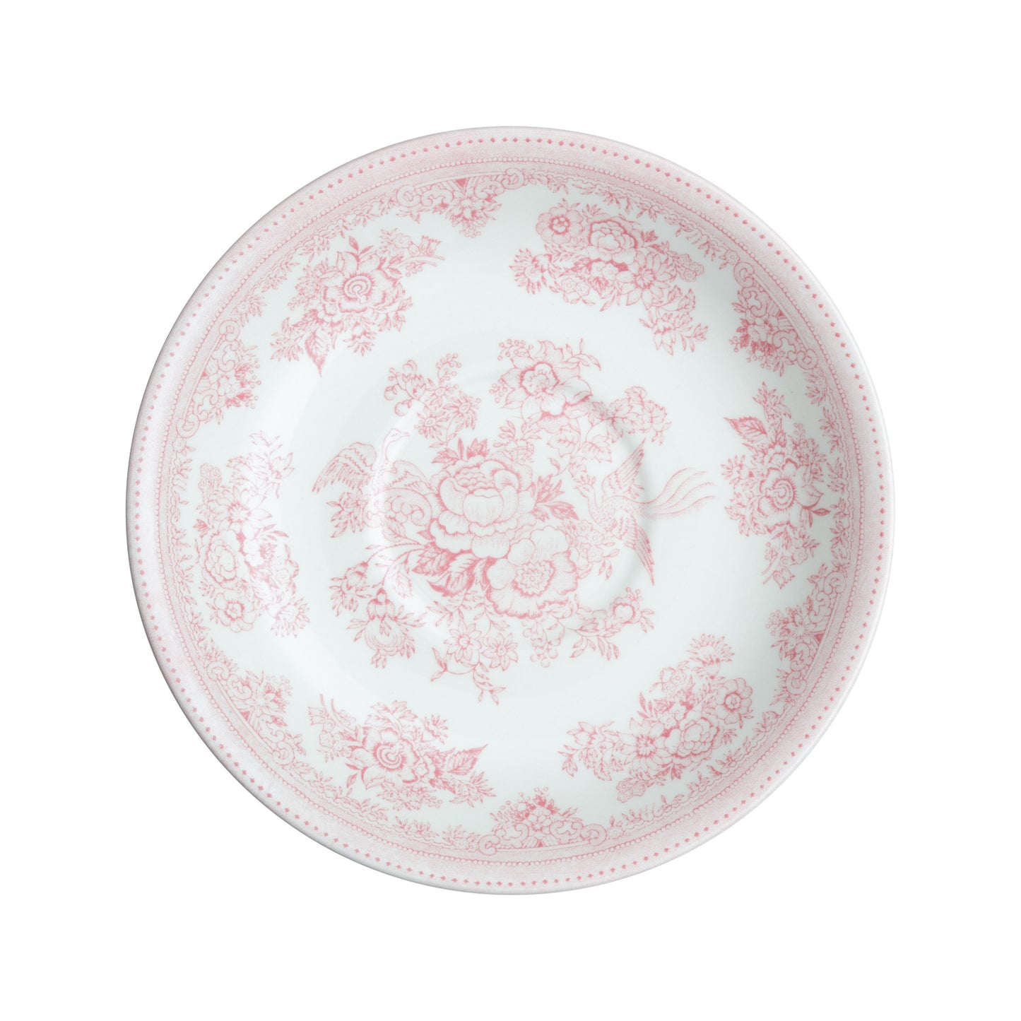 Pink Asiatic Pheasants Breakfast Saucer Seconds