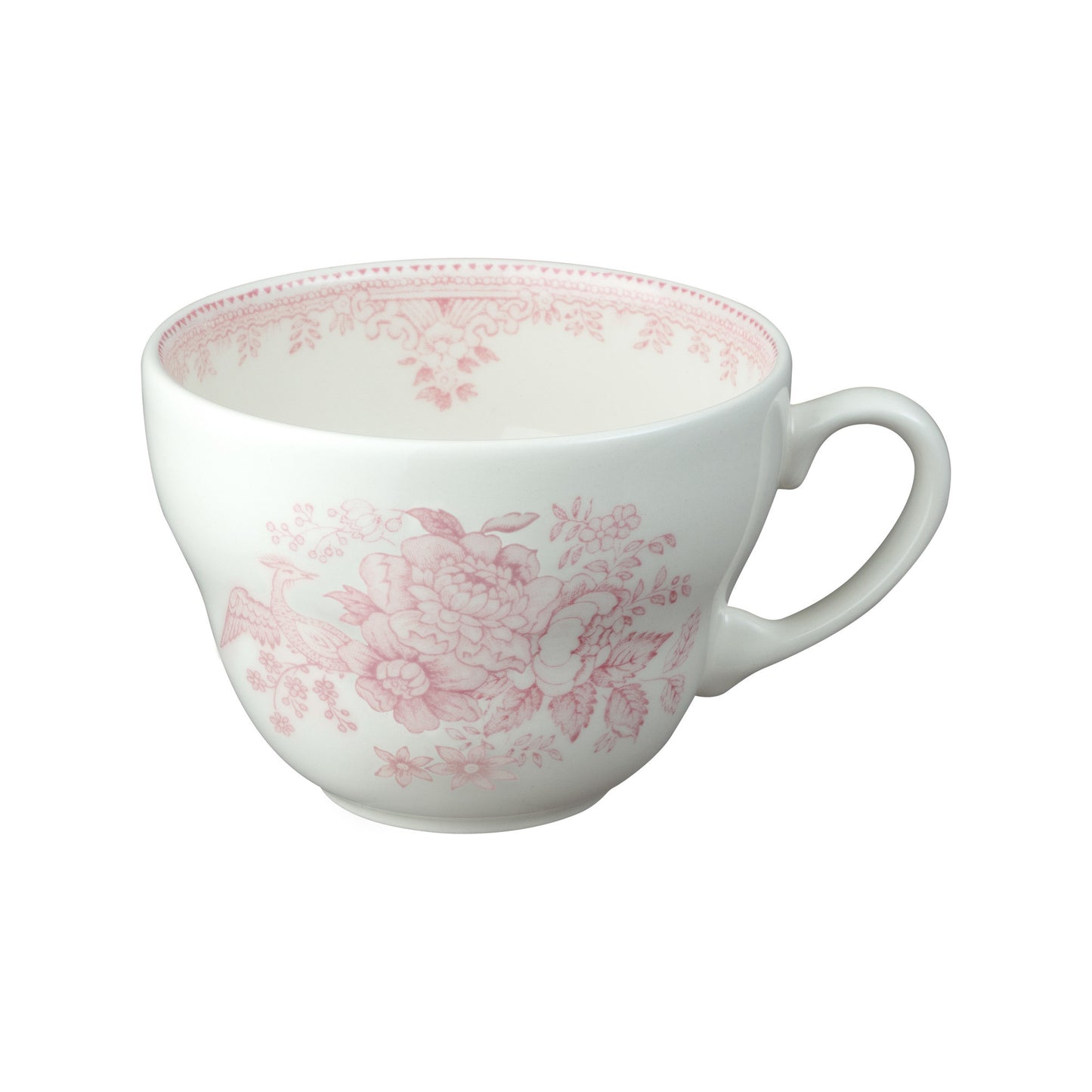 Pink Asiatic Pheasants Breakfast Cup 420ml/0.75pt
