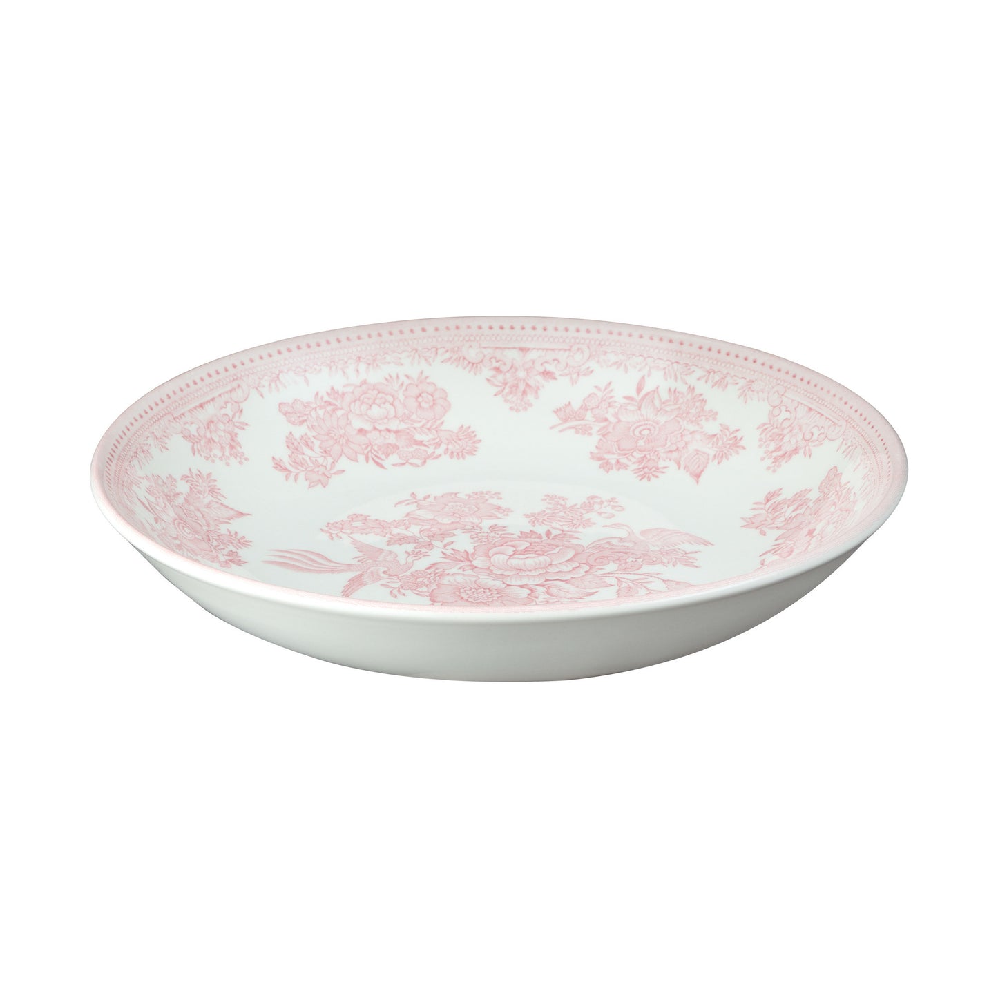 Pink Asiatic Pheasants Pasta Bowl 23cm/9" Seconds