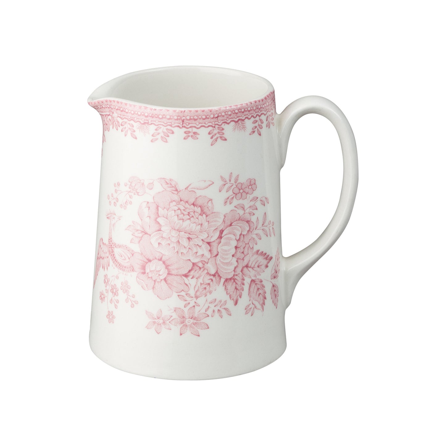 Pink Asiatic Pheasants Small Tankard Jug 284ml/0.5pt