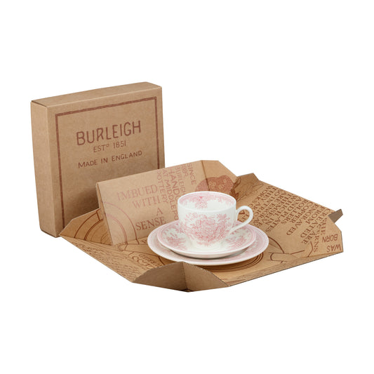 Pink Asiatic Pheasants Teacup Gift Set