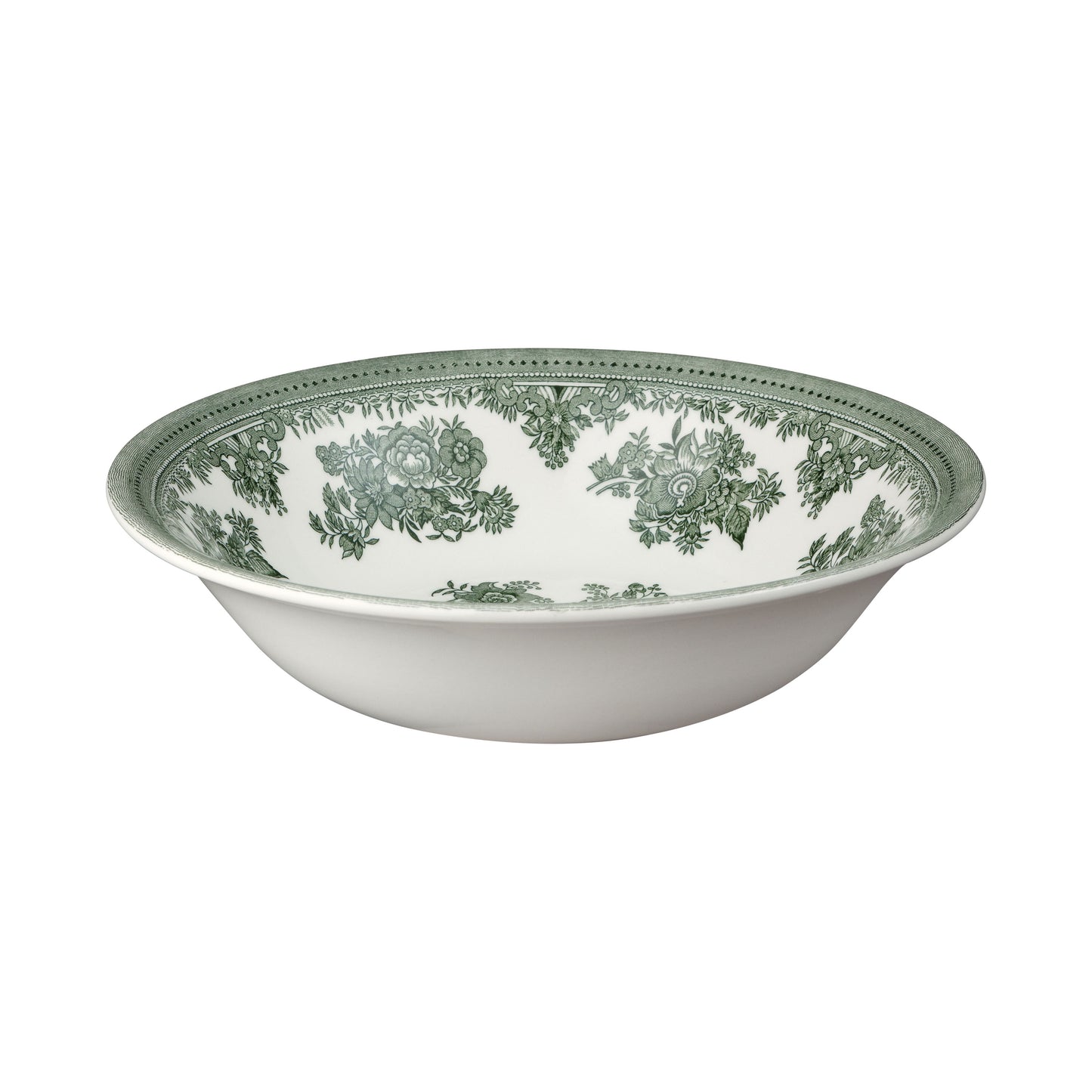 Green Asiatic Pheasants Pudding/Soup Bowl 20.5cm/8"