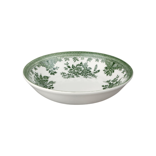 Green Asiatic Pheasants Butter Pat Dish 12cm/4.75"