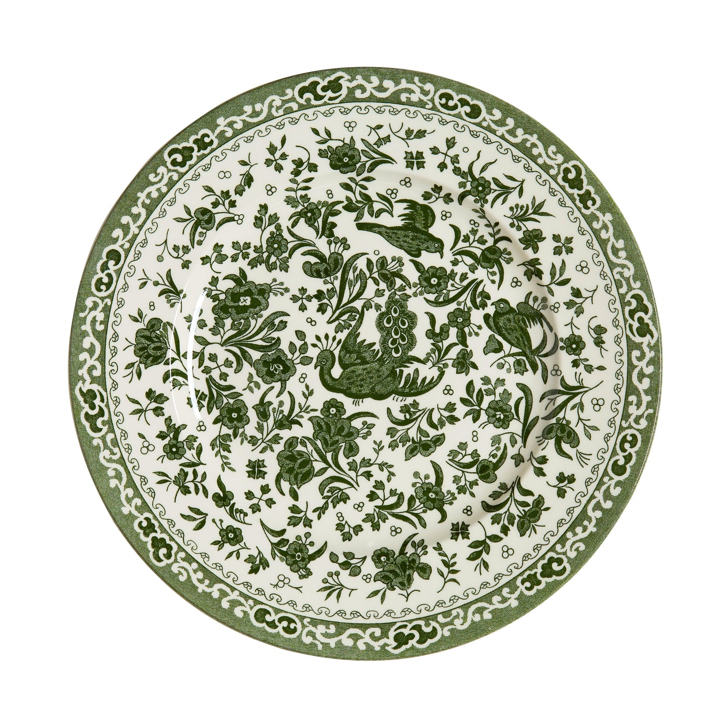 Green Regal Peacock Plate 22cm