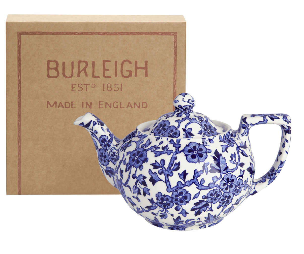 Blue Arden Small Teapot Gift Set Burleigh Pottery