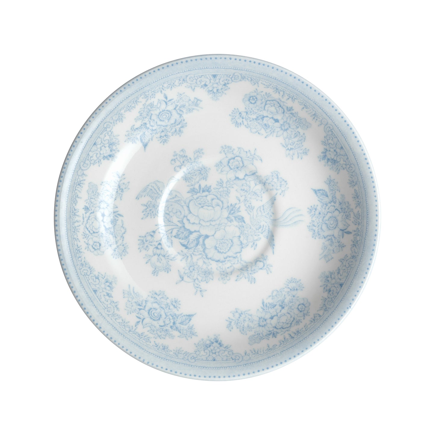 Blue Asiatic Pheasants Breakfast Saucer Seconds