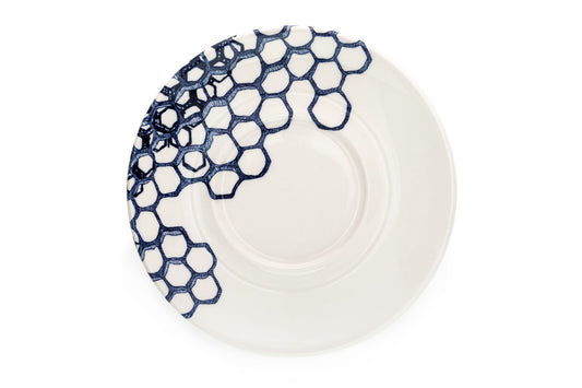 Ink Blue Pollen Espresso Saucer