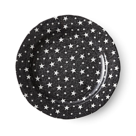 Midnight Sky Dark Black Dinner Plate