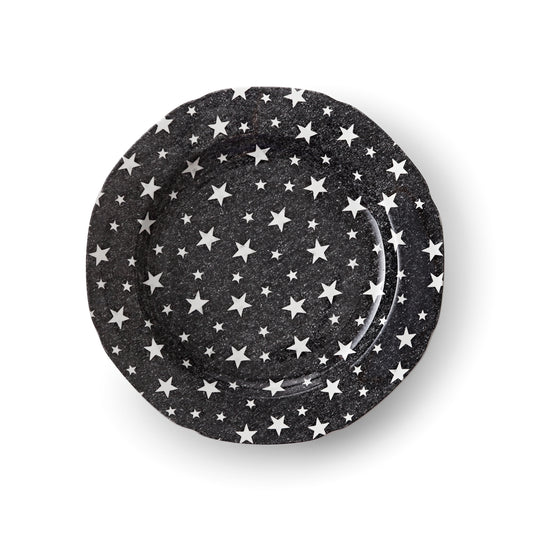 Midnight Sky Dark Black Salad Plate