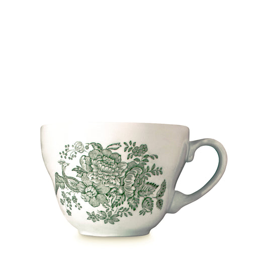 Green Asiatic Pheasants Breakfast Cup Seconds