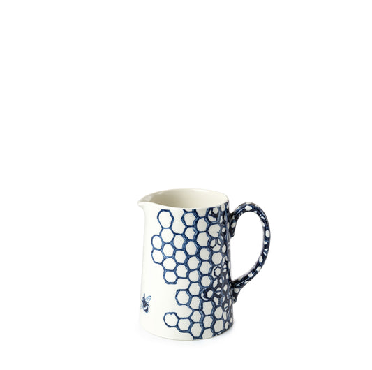 Ink Blue Pollen Small Tankard Jug 1/2pt