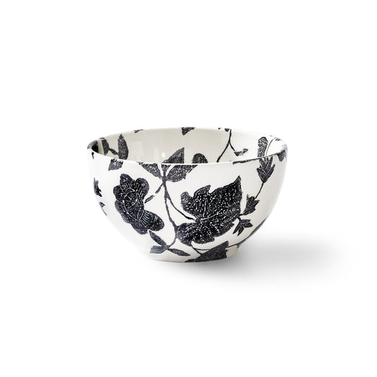 Garden Vine Black Mini Footed Bowl