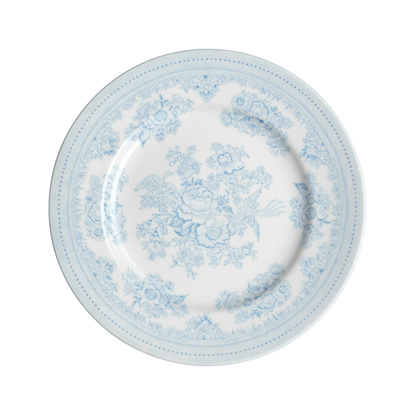 Blue Asiatic Pheasants Plate 17.5cm/7"