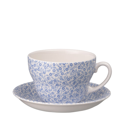 Blue Felicity Breakfast Cup and Saucer