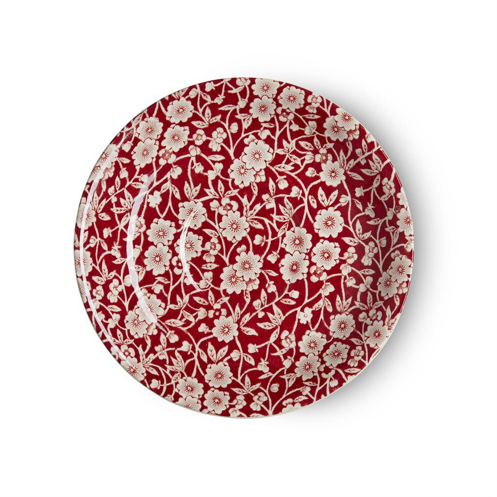 Breakfast Saucer - Red Calico Breakfast Saucer Seconds