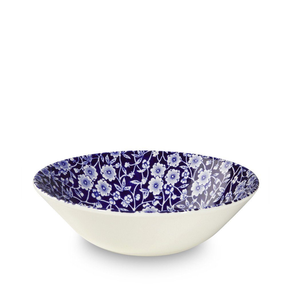 Cereal Bowl - Blue Calico Cereal Bowl 16cm/6.25"