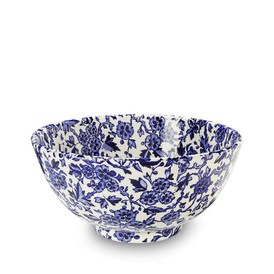 Chinese Bowl - Blue Arden Medium Footed Bowl 20.5cm/8" Seconds