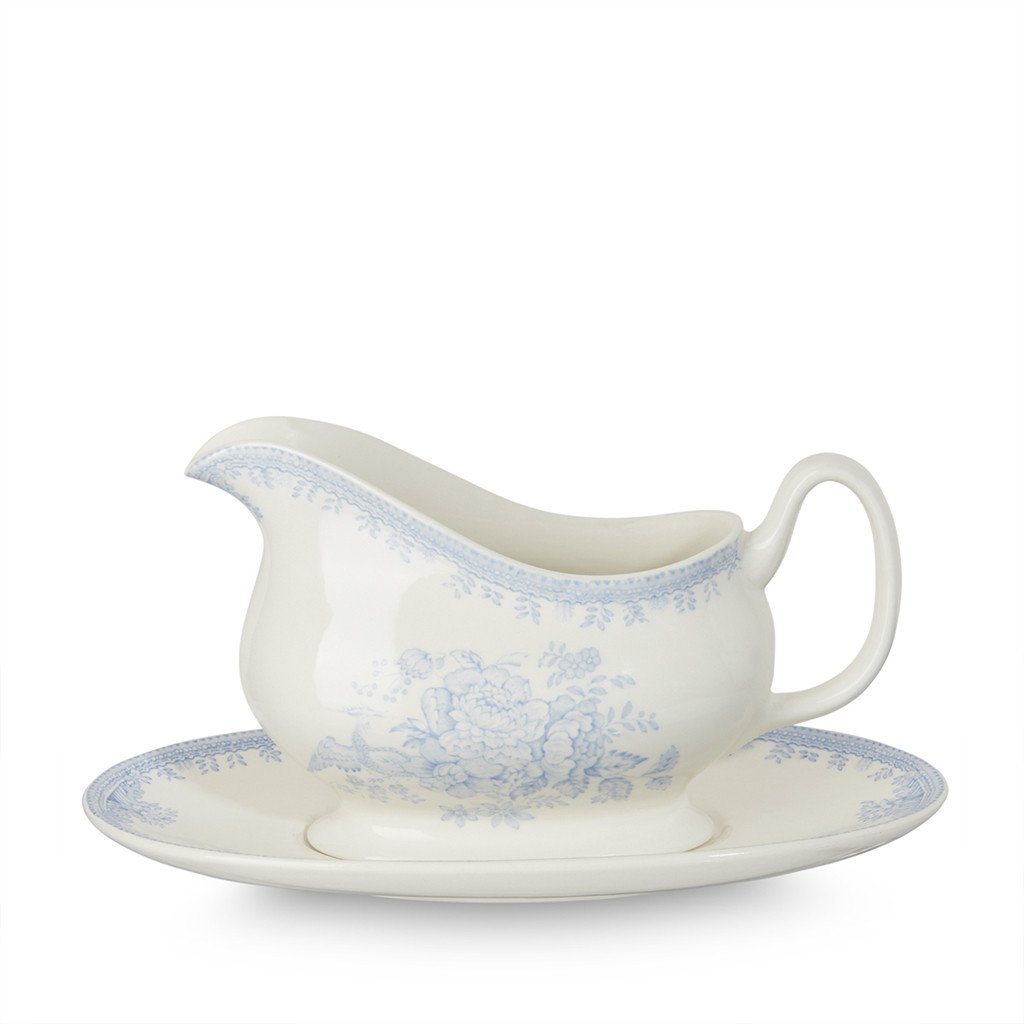 Gravy Boat & Stand - Blue Asiatic Pheasants Gravy Boat & Stand Seconds
