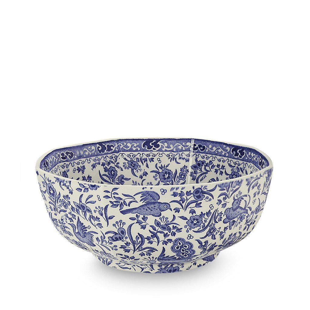 Hexagon Bowl - Blue Regal Peacock Octagonal Bowl Medium 20.5cm/8"