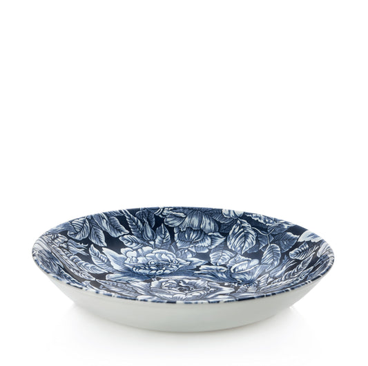 Ink Blue Hibiscus Pasta Bowl 23cm