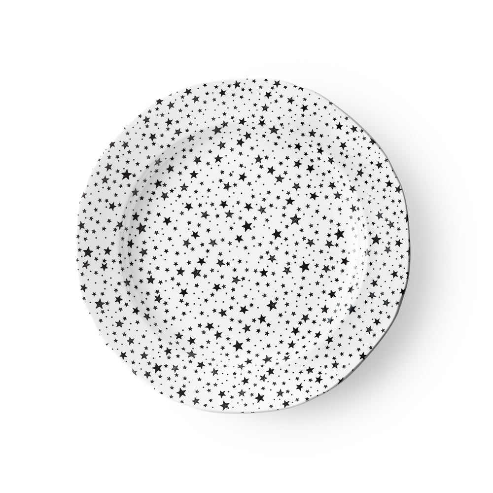 Midnight Sky Light Black Dinner Plate