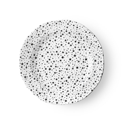 Midnight Sky Light Black Dinner Plate