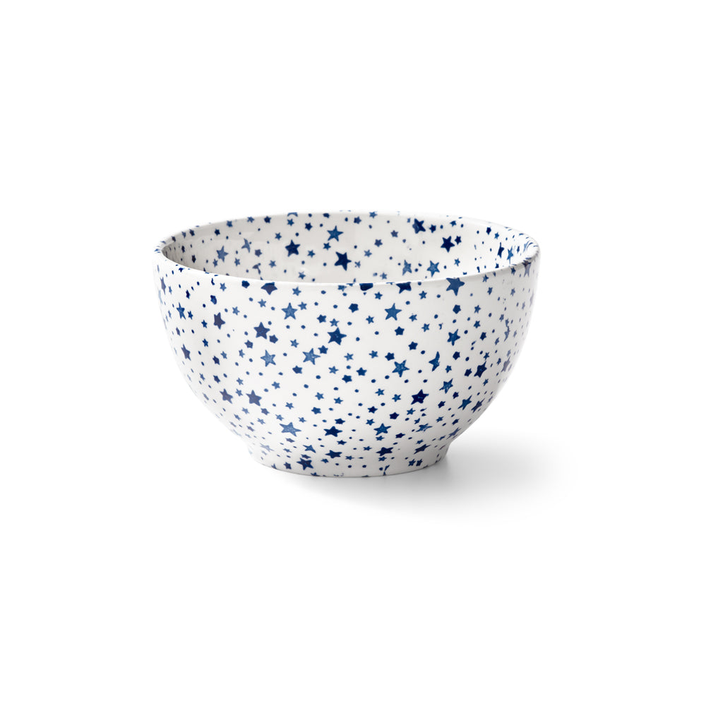 Midnight Sky Light Indigo Footed Bowl