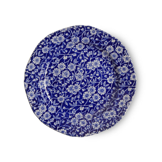 Plate - Blue Calico Plate 19cm/7.5" Seconds
