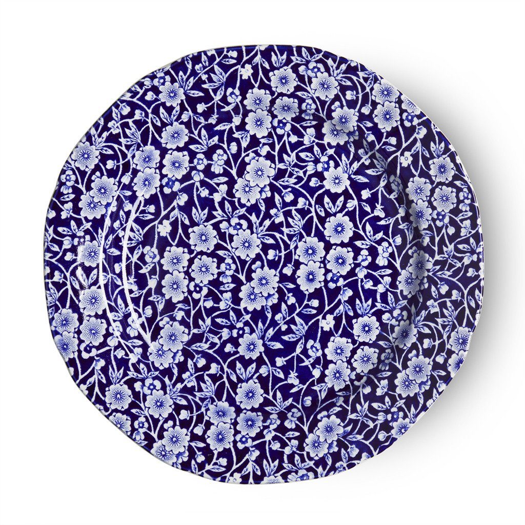 Plate - Blue Calico Plate 21.5cm/8.5"
