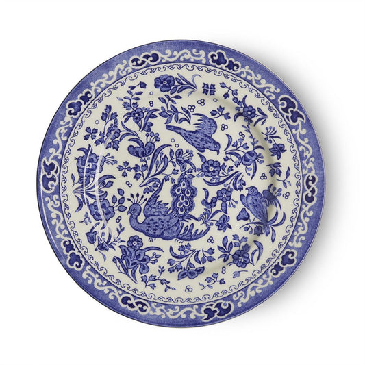 Plate - Blue Regal Peacock Plate 17.5cm/7"