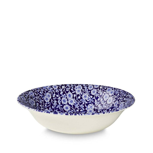Pudding/Soup Bowl - Blue Calico Pudding / Soup Bowl 20.5cm/8"
