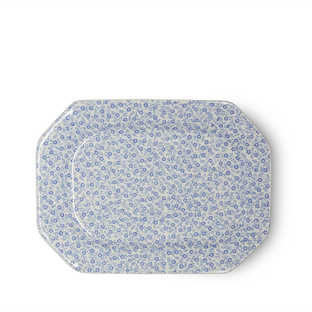 Rectangular Dish - Blue Felicity Rectangular Platter 25cm/10" Seconds