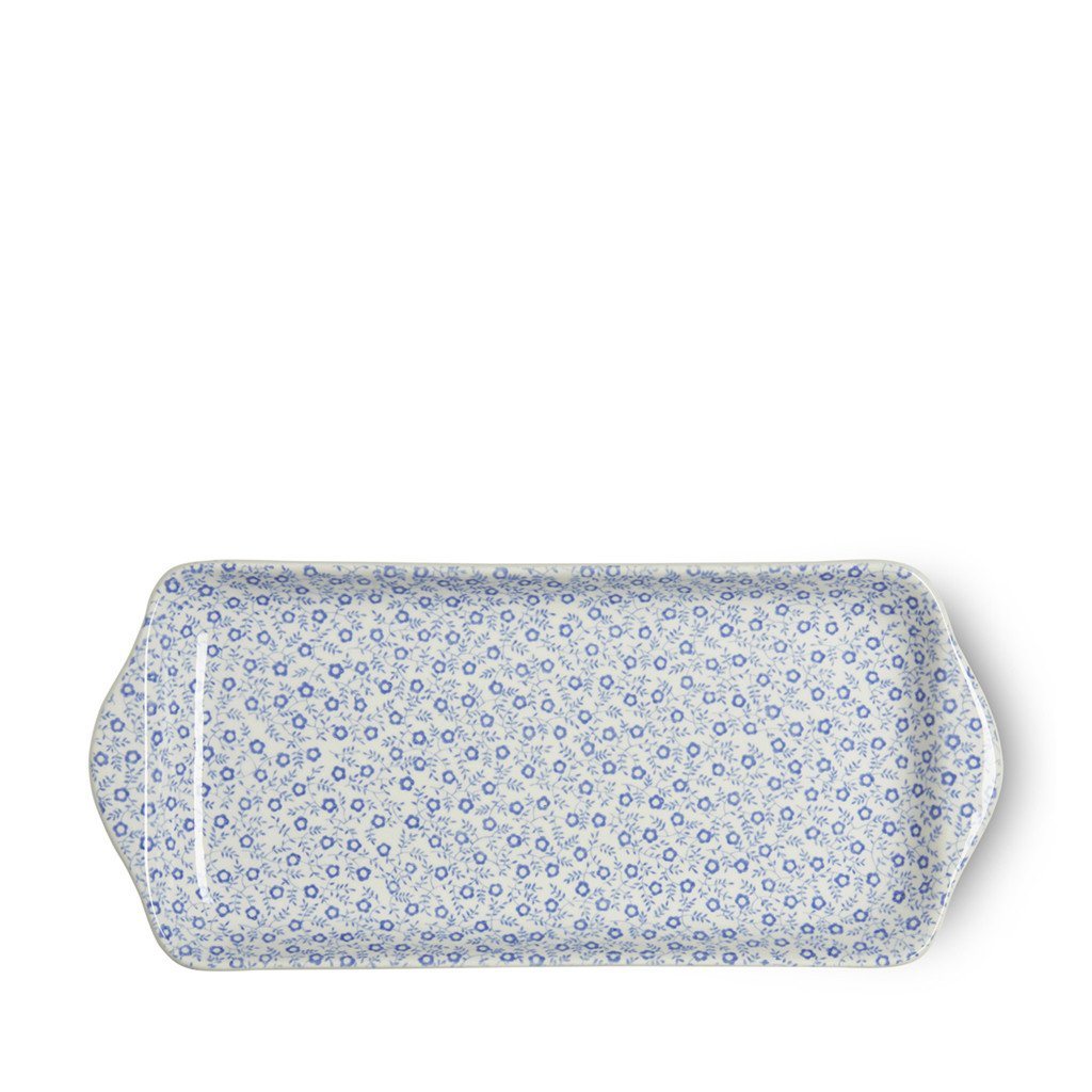 Sandwich Tray - Blue Felicity Rectangular Tray 28cm/11"