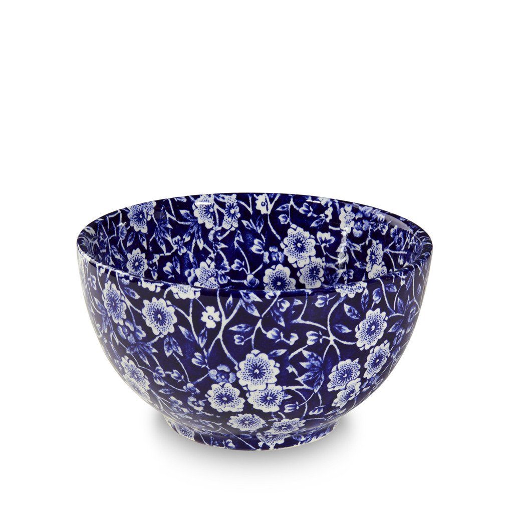 Sugar Bowl - Blue Calico Mini Footed Bowl 12cm/5"