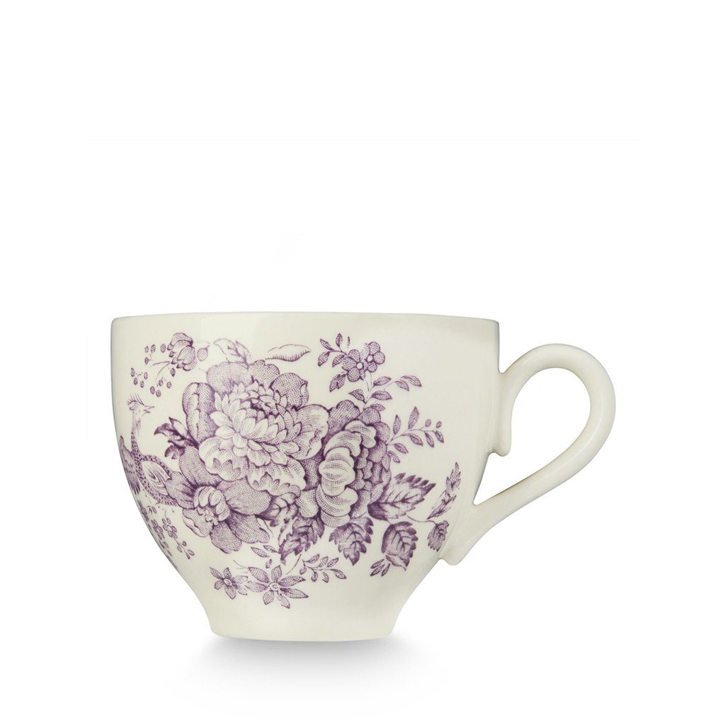 *Discontinued* Plum Asiatic Pheasants Teacup 187ml/0.33pt Seconds