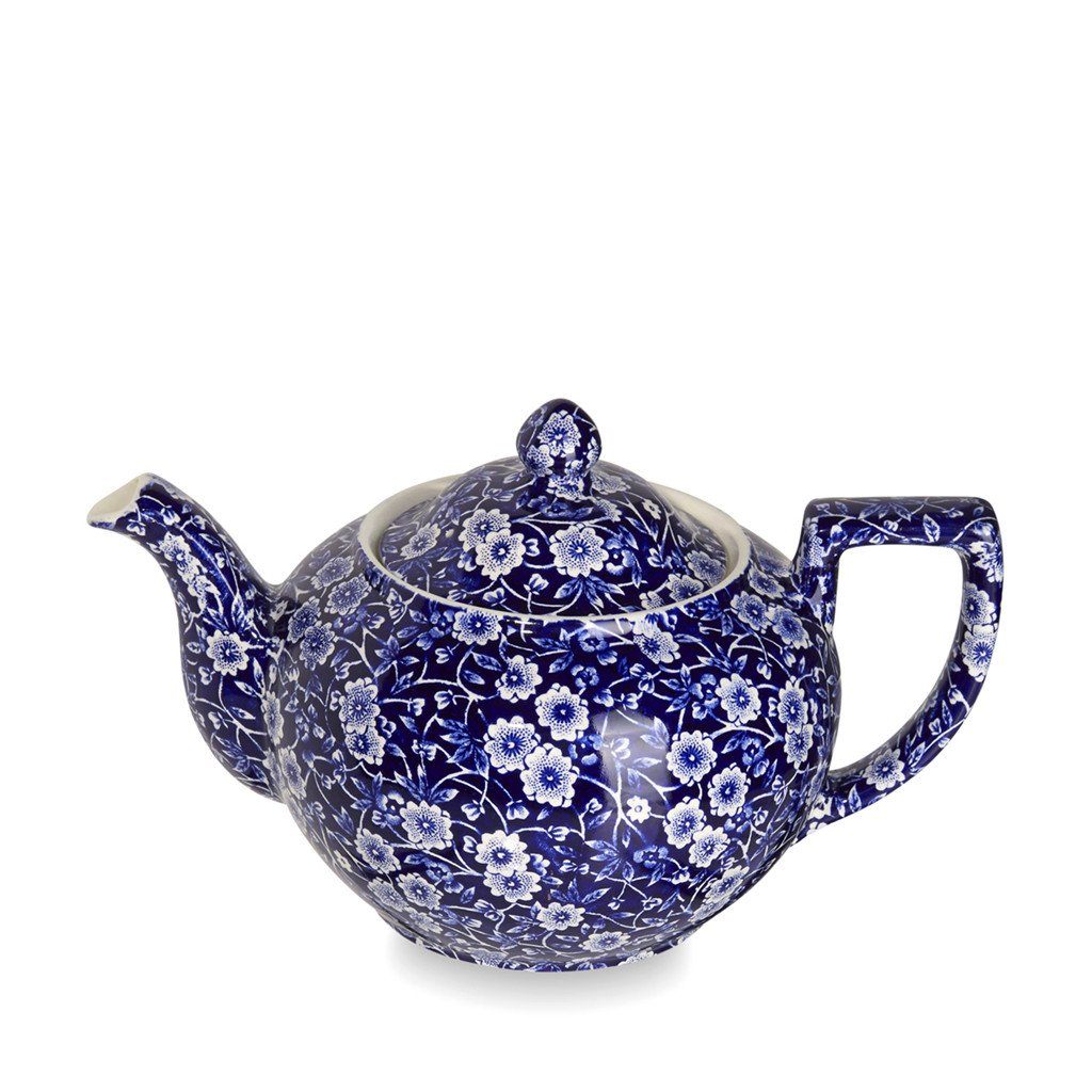 Teapot - Blue Calico Large Teapot 7 Cups 800ml/1.5pt