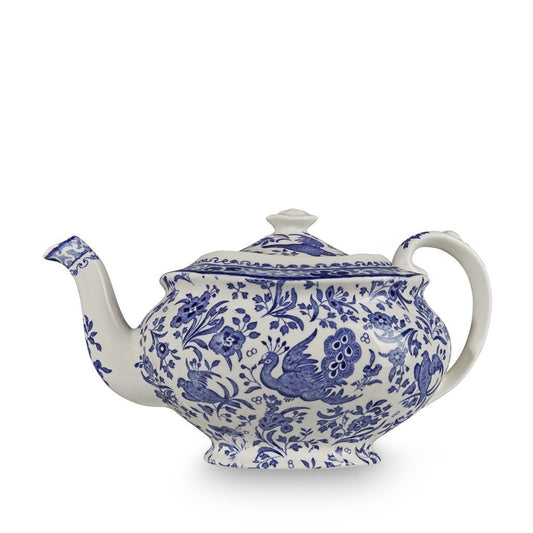 Teapot - Blue Regal Peacock Teapot 5 Cup Seconds