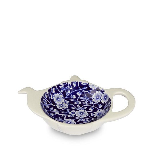 Teapot Tray - Blue Calico Mini Teapot Tray